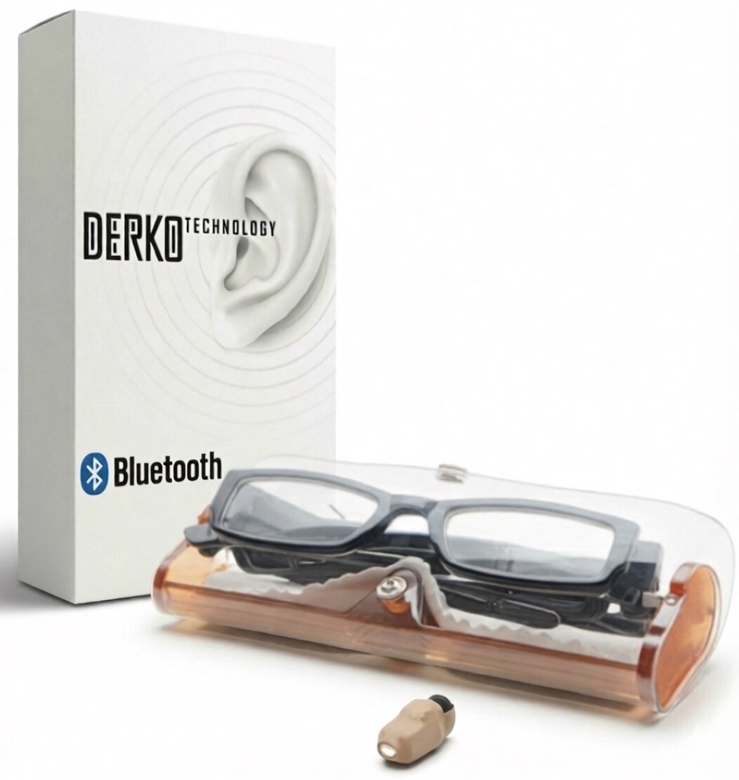 Bluetooth-гарнитура Очки и микронаушник Gold 10 мм