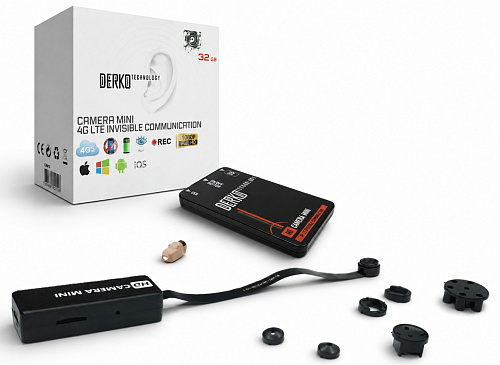 Передовая система 4G/LTE с микрокамерой 2MP Full HD и микронаушник Gold 10 мм